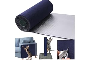 ASOWAY Alfombra Rascador para Gatos Grande, Tapete Autoadhesivo para Gatos 200 * 40cm, Climbing Cat Scratcher Sofa DIY Corte,Tapete rascador para Gatos para Proteger Piso, sofá, Pared, Torre para Gatos