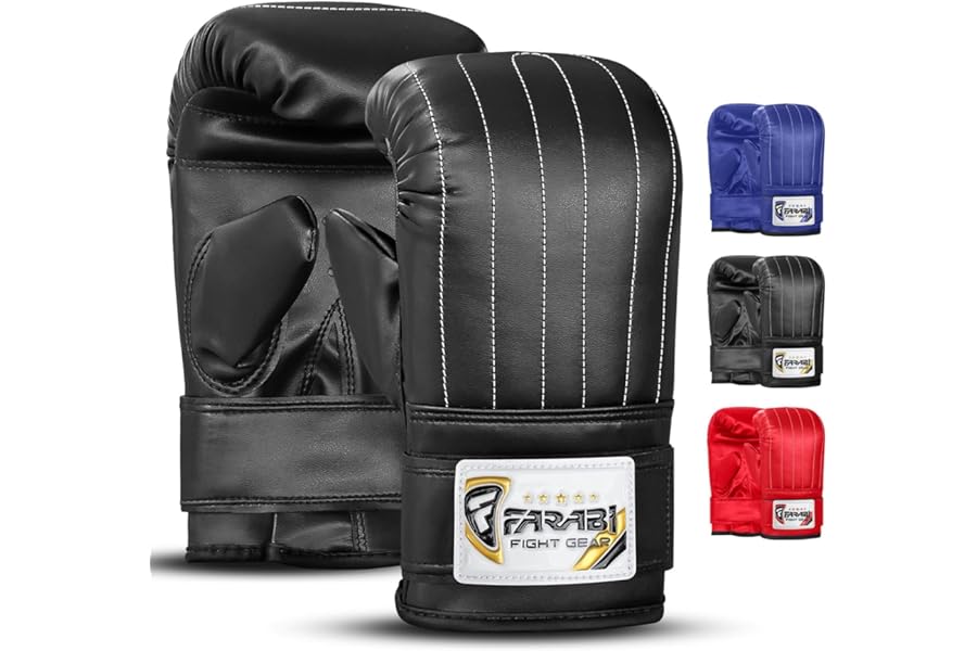 Farabi Sports Boxing Mitts - Punch Bag Gloves for Men and Women - Training Mitts for Sparring, Boxing, MMA, Muay Thai, Kickboxing, Focus Pads and Punching