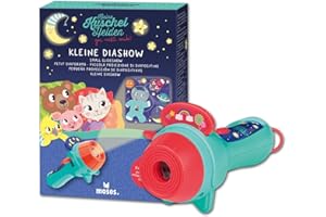 moses. Kleine Kuschelhelden Diashow, Projektor-Taschenlampe für Kinder, 24 Bildmotive für angenehme Träume, 3 märchenhafte Gute-Nacht-Geschichten zum Einschlafen