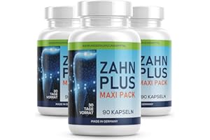 MAYPRODUCTS Zahn Plus Kapseln MAXI Pack (90 Stück) | Für Zähne + Zahnfleisch – Monatsvorrat im Maxi Pack (3x)