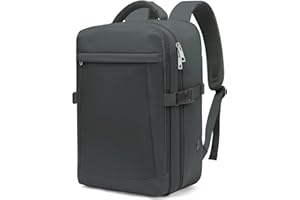 Xkdoai Zaino per Ryanair 40x20x25 Zaino da Viaggio Aereo Bagaglio a Mano Borsa da Viaggio Zaini per Ryanair 40x20x25 Tasca Antifurto Scomparto Separato per Laptop da 14 Pollici