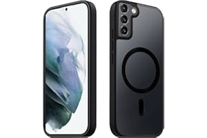 Tawarror Magnetyczne etui do Samsung Galaxy S21 5G, kompatybilne z Magsafe, matowe, półprzezroczyste etui na telefon komórkowy do Samsung S21, tylna strona z poliwęglanu, odporne na zarysowania,