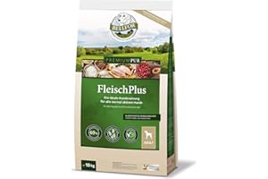Bellfor Premium PUR FleischPlus croquettes sans gluten à haute teneur en viande de 10 kg - La nourriture idéale pour tous les chiens normalement actifs