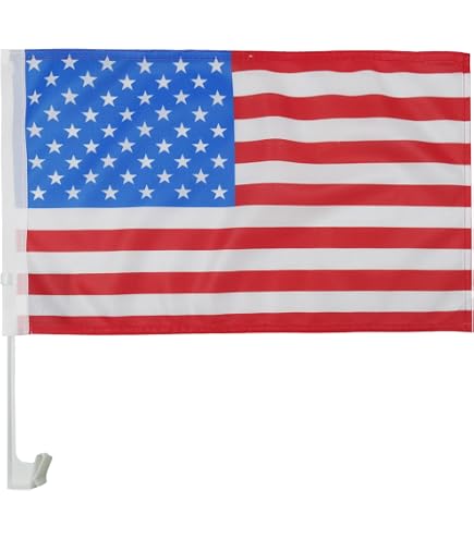 Everflag Papierfahnenkette USA – 5 Meter Lang, 20 Fähnchen Aus Offsetpapier (80g/m²), Je 12x24 Cm