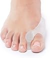 4x Silikon Gel Zehenspreizer – Hammerzehenpolster, Korrekturhilfe, Für Schuhgröße 35-44