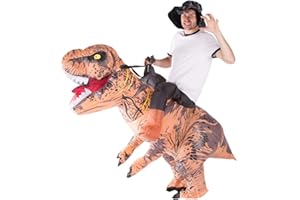 BODYSOCKS FANCY DRESS Nadmuchiwany kostium dinozaura Deluxe Bodysocks® (dla dorosłych)