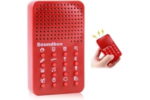 GBULTR Macchina del Suono Divertente con 16 Effetti Sonori,Sound Machine Máquina de efectos sonoros,generatore effetti sonori elettronico portatile per Adulti,per Feste, Scherzi e Regali Originali,Sound box
