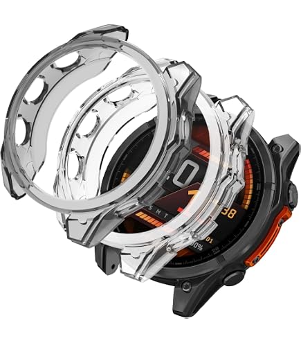 Coque De Protection ISABAKE Pour Garmin Fenix 8 47mm Solar - Anti-Rayures TPU