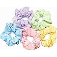 5-Piece Colorful Hair Ties for Girls - Scrunchies & Ponytail Holders