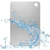 29&times;48.7cm Titanium and 304 Stainless Steel Cutting Board | Cutting Board, Double Sided Cutting Board, Antibacterial Kitchen,