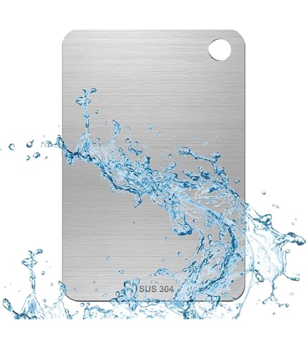 Planche à découper épaisse en acier inoxydable