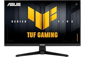 ‎ASUS ASUS TUF Gaming VG249QM5A 24 Zoll Full HD Monitor (240 Hz, 0.3ms GtG, Adaptive Sync, FreeSync Premium, Fast-IPS Panel, 16:9, 1920x1080, DisplayPort, HDMI, Speaker)
