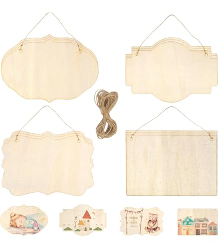 OLYCRAFT 50Pcs Mini Cheville D'Essieu En Bois 47mm Cheville