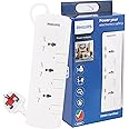 PHILIPS 3 WAY EXTENSION SOCKET WITH INDIVIDUAL SWITCH