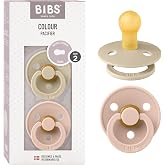 Bibs Colour İkili Kau&ccedil;uk Emzik- Vanilla/Blush 6+ Ay