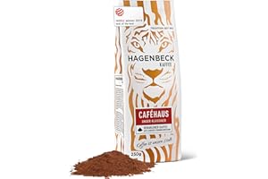 ‎HAGENBECK KAFFEE Hagenbeck - Kaffee - Cafehaus - Röstkaffee - Kaffeebohnen gemahlen - 250g - 100% Arabica Mischung - Aromatisch - traditionelle Mischung
