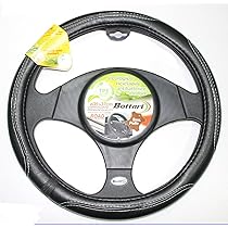 CopriVolante Specifico Per Fiat Panda Cross 2020+ (con Taglio Come Da Foto) – Sostituzione Non Originale, Colore Nero, Modello 32953