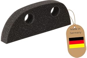 ‎NOVALIV Novaliv Schaumstoffbesen Ersatzschwamm für Handfeger Kehrgarnitur Friseurbesen Schwarz Noppenbesen Hundehaarentferner Parkett Besen für Drinnen Teppichbesen Bodenabzieher Haushaltsbesen Wunderbesen