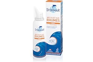 STÉRIMAR Nez Sujet aux Rhumes - Spray Nasal Prévention Rhumes et pathologies ORL, à l'Eau de Mer 100% Naturelle & Cuivre, Formule Physiologique, 100 ml