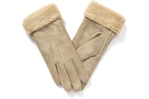 vislivin Handschuhe Damen Winter Warm Handschuhe Touchscreen Handschuh mit Gefütterte