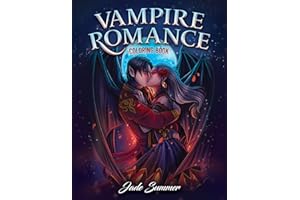 Vampire Romance: Dark Fantasy Adult Coloring Book with Beautiful Vampires, Gothic Scenes, and Vintage Fashion for Stress Relief and Relaxation