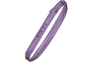 LIFTINGEAR 1 Tonne Endless Polyester Webbing Lifting Cargo Round Sling Strap Strop 0.5-6mtr EWL Certified EN1492 CE (0.5mtr EWL)