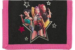 K-POP Demon Hunters - ENERGY - Plånbok med sänggavel, plånbok plånbok, handväska, bekväm och mångsidig, styrka, 12,5 x 9,5 cm