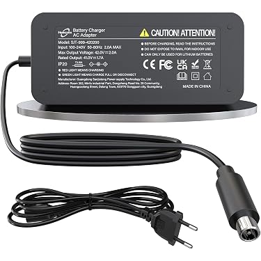 Chargeur Scooter électrique 54.6V 2A – Compatible Xiaomi 4 Pro, 5, 5 Pro, Batterie Lithium 48V