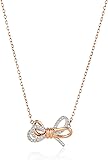 Swarovski Pendentif Lifelong Bow, Blanc, Finition Mix De Métal