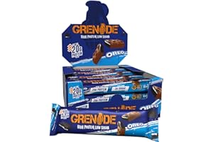 Grenade OREO Protein Bar - High Protein, Low Sugar, 12 x 60 g