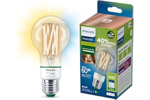 Philips Smart WiZ Connected LED Light Bulb, E27, 903 Lumens, Dimmable, Cool & Warm White, Alexa and Google Compatible, App and Voice Control