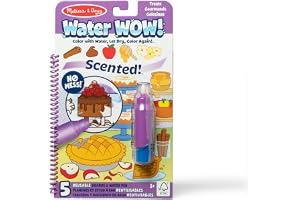 Melissa & Doug, Aktivitetsblock Scented Water WOW reseversion, vattenfärg - matälskare