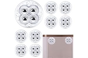 FUYIHGL 8 PCS Self Adhesive Mini Caster Wheels 360° Rotation, Mini Appliance Wheels Stick On, Peel and Stick Swivel Casters Wheels for Kitchen Appliance Small Furniture Trash Can Storage Box Coffee Maker