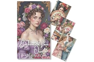MATHIE Y SU GUIA ANGELICAL Enchanted Love Oracle cards: Oráculo del Amor, Almas Gemelas, Nuevo Amor tarot para Principiantes con significados, fácil e intuitivo, Guía y Video Curso de regalo 5 idiomas, Oráculo de Almas Gemelas