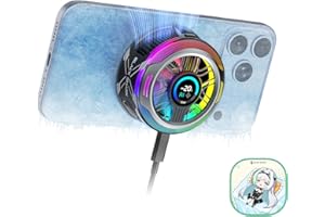Black Shark Magnetic Phone Cooler 6 Pro – intelligent display, magnetisk ring, adresserbara RGB-lysdioder, appstyrd fläkt för