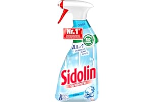 ‎SIDOLIN Sidolin Cristal, Glasreiniger (500ml), Sprühflasche, für einen perfekten Glanz und gegen Mikrorisse
