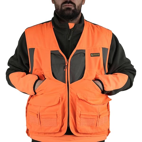 Gilet De Chasse Resistant Treeland Camo Orange - Gilets de Chasse