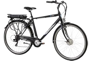 F.lli Schiano E-Moon, Bici Elettrica da Città 28 Inches per Adulti, 36V 13Ah Batteria Rimovibile, Motore 250W 40Nm, City Ebike