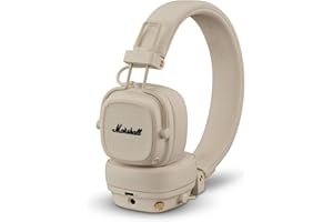 Marshall Major V Bezprzewodowe słuchawki Bluetooth - Biały, Biała