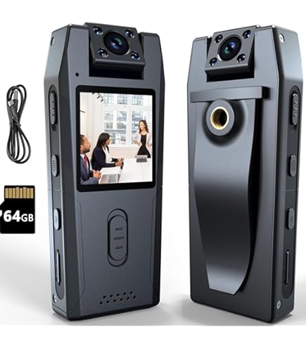 1080P Mini Body Camera,Pov Cameras Wearable Action Body Cam With Motion Detection, Thumb Size Hands Free Recording Body Worn Camera,Portable Video Camcorder Mount For Pets, Sports, Work, Travel - View #6