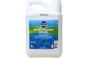 BLUE POINT COMPANY Algicide Anti-Algues Choc Piscine, rattrapage Eau Verte │Anti Eau Verte/Trouble, Traitement Anti-algues │Produit Double Action, Action d’Urgence Contre Les algues (5L)