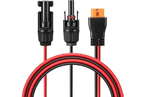 Thlevel Solpanel kabel kompatibel med XT60i 12AWG 3M kontakt