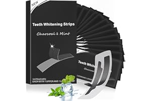 LURELUXE 28 Strisce Sbiancanti Denti, Sbiancamento Denti Whitening Strips,Kit Sbiancante Rapido & Efficace,Sbiancante Denti per lo Sbiancamento e la Pulizia dei Denti