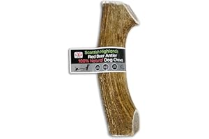 FLOPPY EAR Deer Antler Chew Extra Large 240-300g, Antlers for Dogs, Naturally Shed, Long Lasting, Dog Treat, Dog Chew Toys, Scottish Deer Antler Chews, Sustainable and Healthy