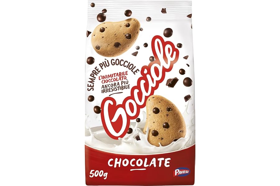 Pavesi Biscotti Frollini Gocciole Cioccolato, 500g