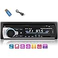 iWalker Autoradio de Coche, 60W×4 Manos Libres Radio Estéreo de Coche, Apoyo de Reproductor MP3, Llamadas Manos Libres, Funci