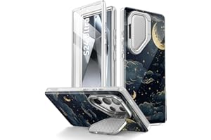 i-Blason Cosmo etui na telefon Samsung Galaxy S24 Ultra ze stojakiem [kompatybilne z MagSafe], brokatowe etui na telefon komórkowy, smukłe etui ochronne z ochroną wyświetlacza do Galaxy S24 Ultra,