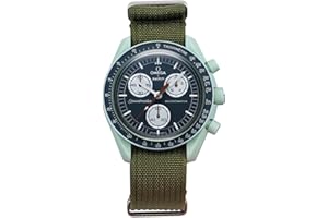 Stanchev pasek do zegarka Omega x Swatch MoonSwatch/Rolex/SEIKO zegarek 20 mm, nylonowy pasek zamienny do zegarka Omega X Swatch MoonSwatch Speedmaster