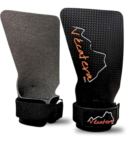 Maniques CrossFit Everfly - Gants Musculation Sans Trous Fibre De Carbone - Protection Poignets & Paumes Homme Femme
