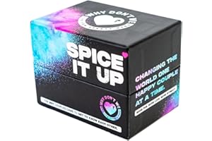 Why Don't We SPICE IT UP - 150 Novelty Cards Couples Games with 3 Levels - Mr and Mrs Game - Conversation Cards for Adult - Sets & Games - Date Night ideas for couples